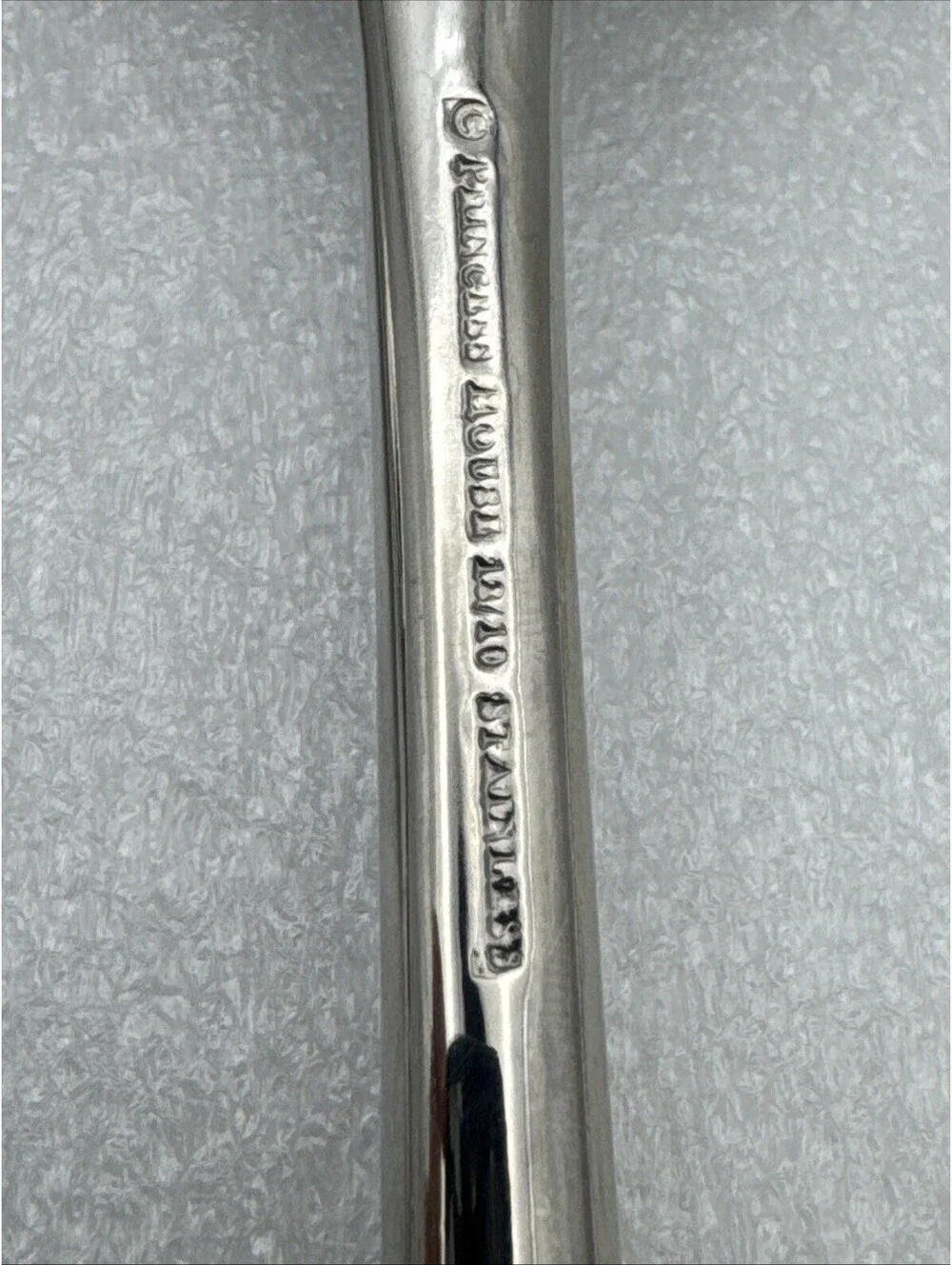 Princess House Barrington 18/10 Stainless Set Serving (2) & Slotted (1) Spoons